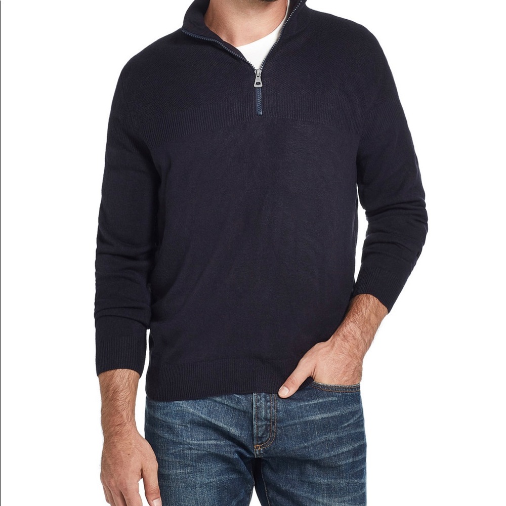 Weatherproof Vintage Men's Soft Touch
Quarter-Zip Sweater